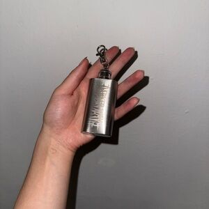 darker wavs logo mini flask keychain